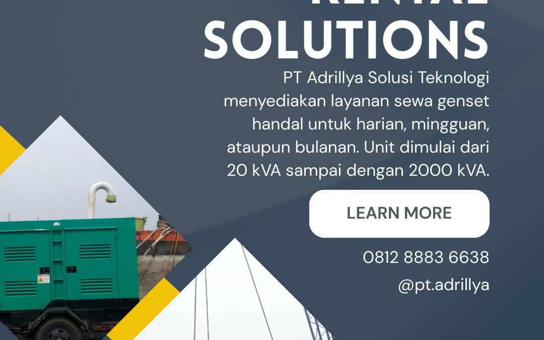 sewa genset harian depok