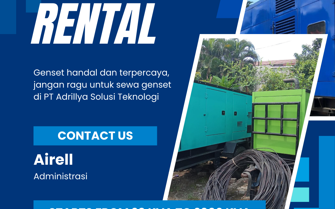 rental genset cikampek terpercaya