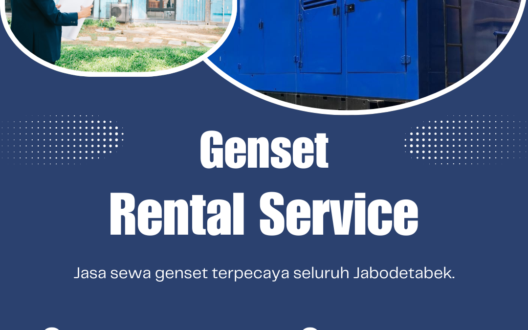 rental genset mingguan cikarang