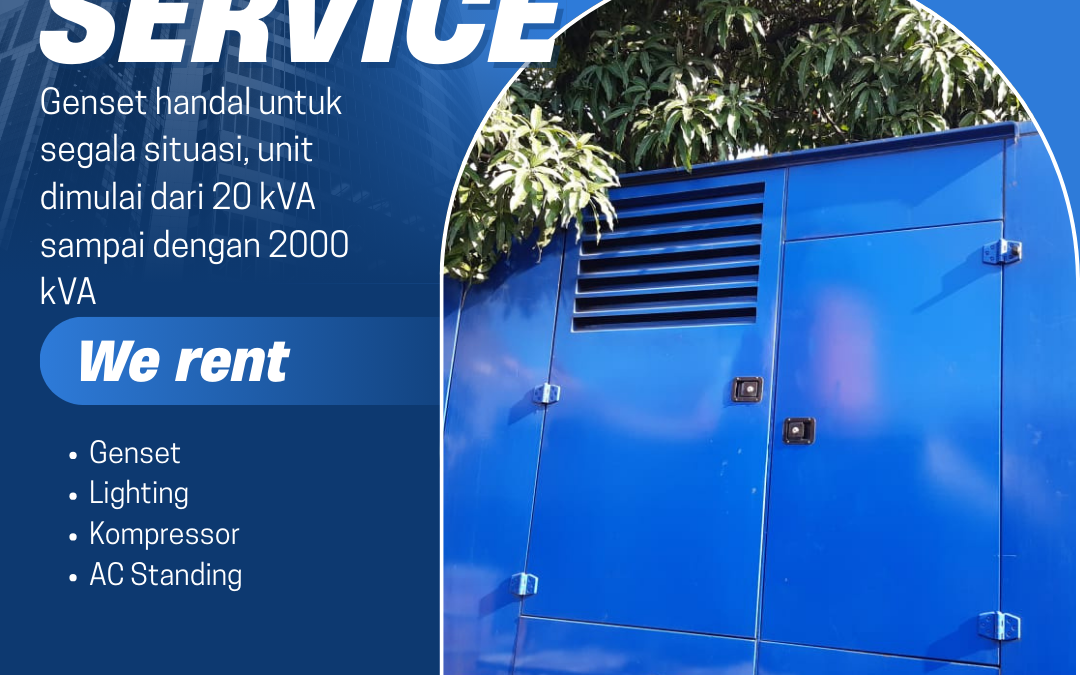 sewa genset bulanan cilegon