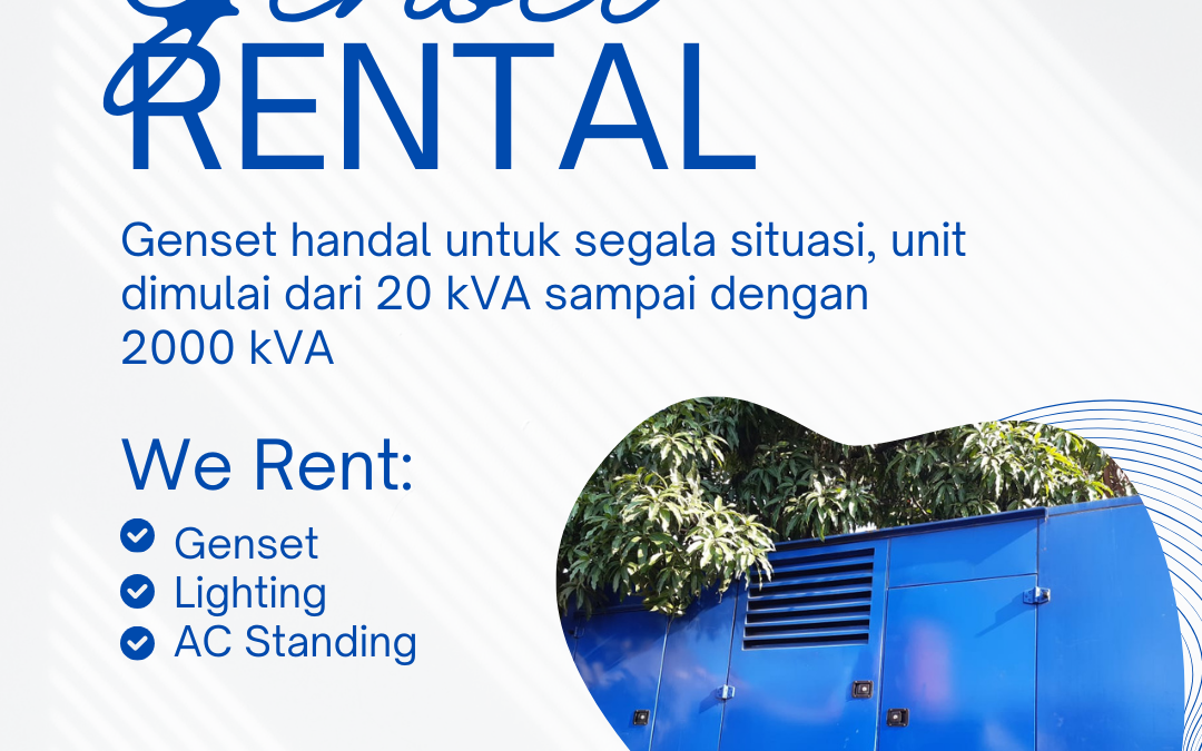 sewa genset bulanan depok