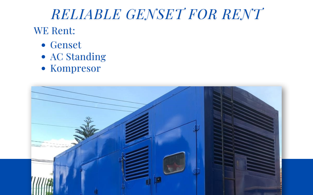sewa genset bulanan sukabumi