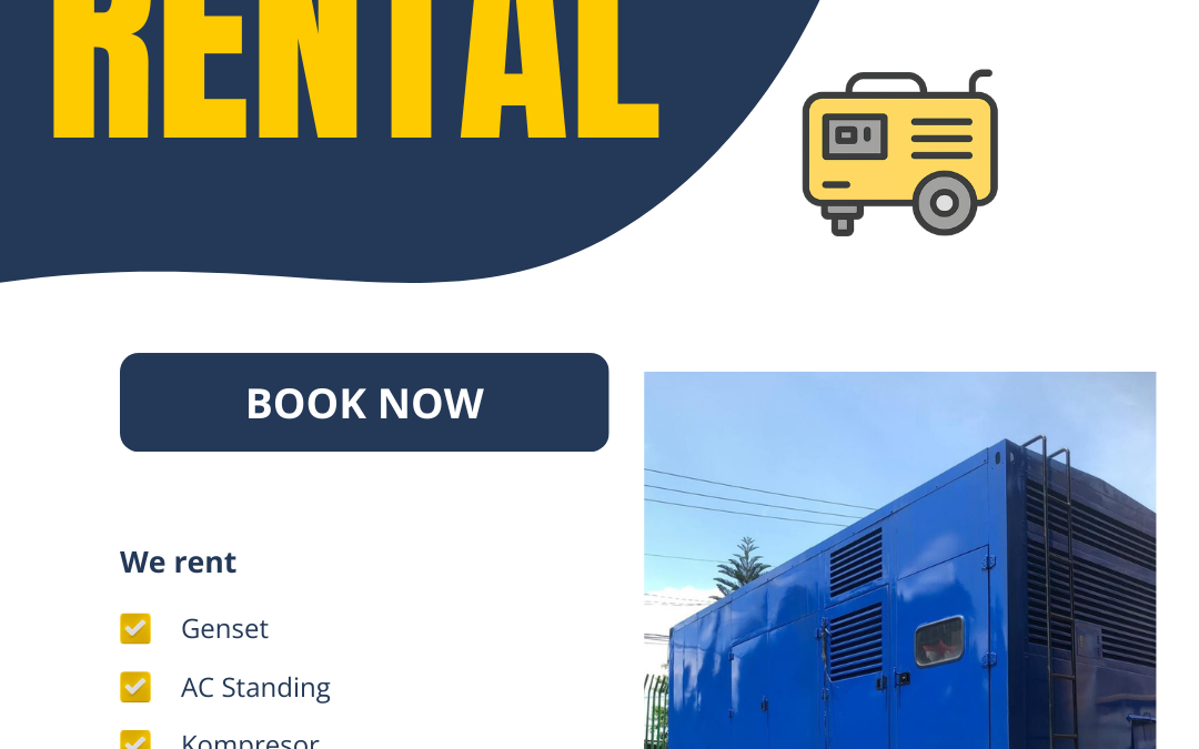 rental genset mingguan karawang