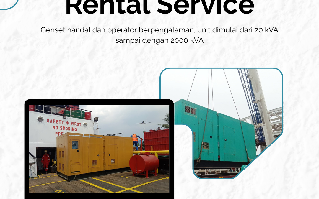 rental genset mingguan tangerang