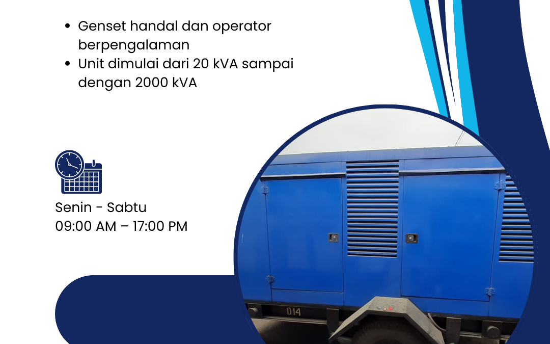 sewa genset bulanan serang