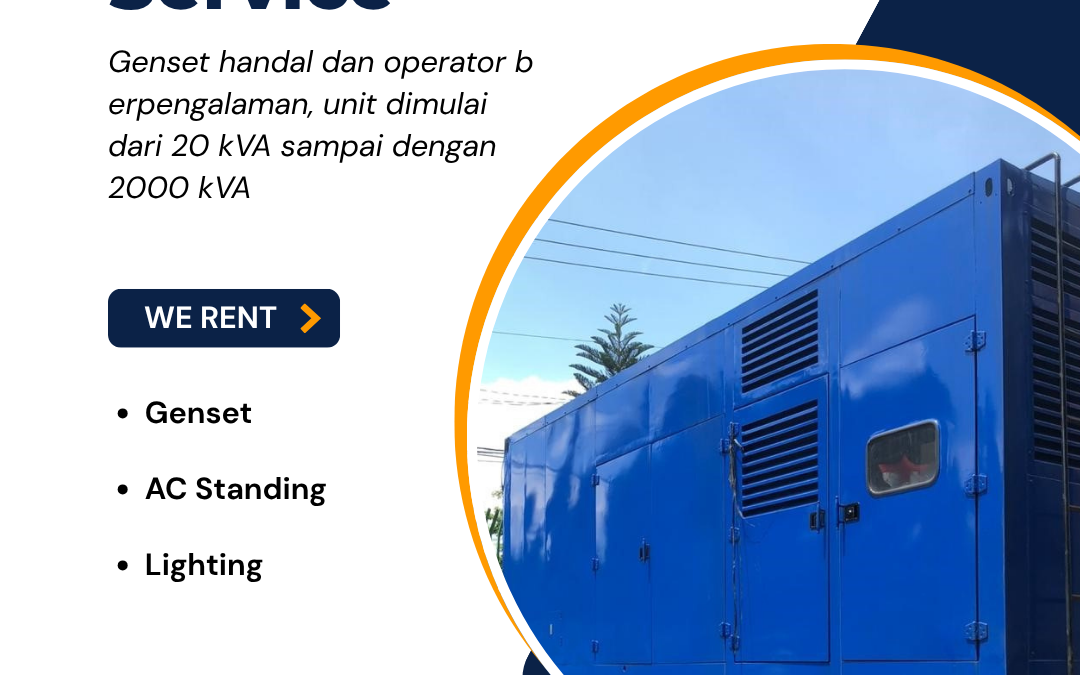 rental genset harian depok