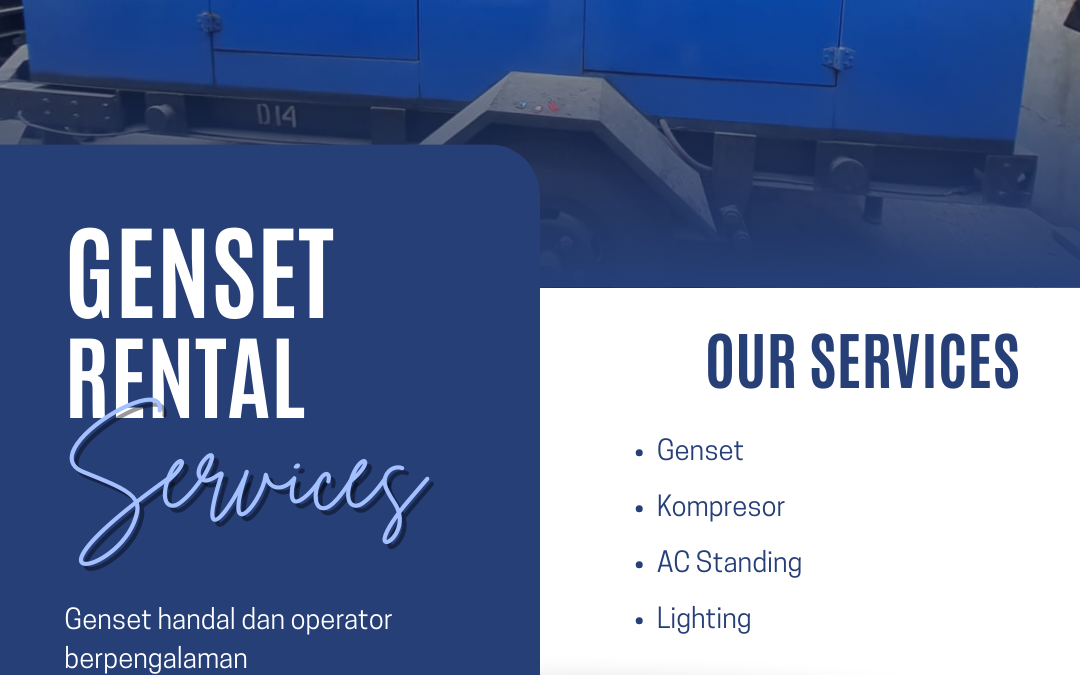 rental genset mingguan purwakarta