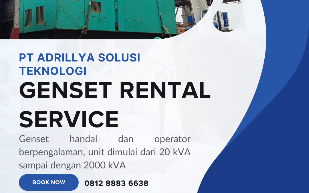 rental genset mingguan tangerang