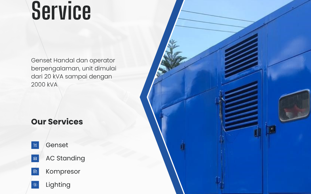 rental genset bulanan tangerang