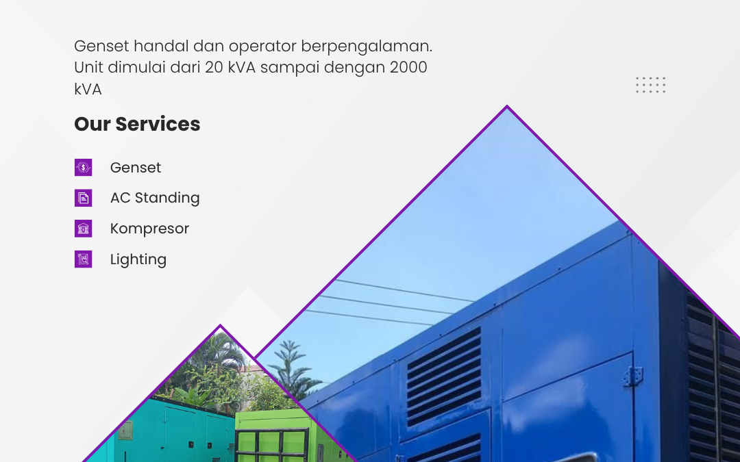 rental genset bulanan jakarta