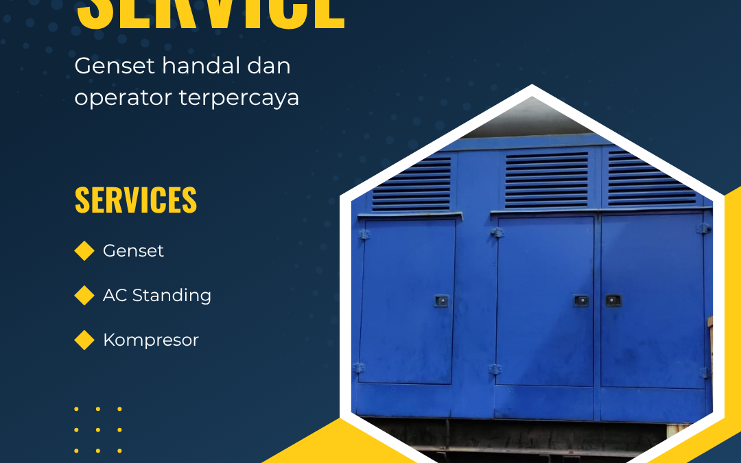 sewa genset mingguan depok