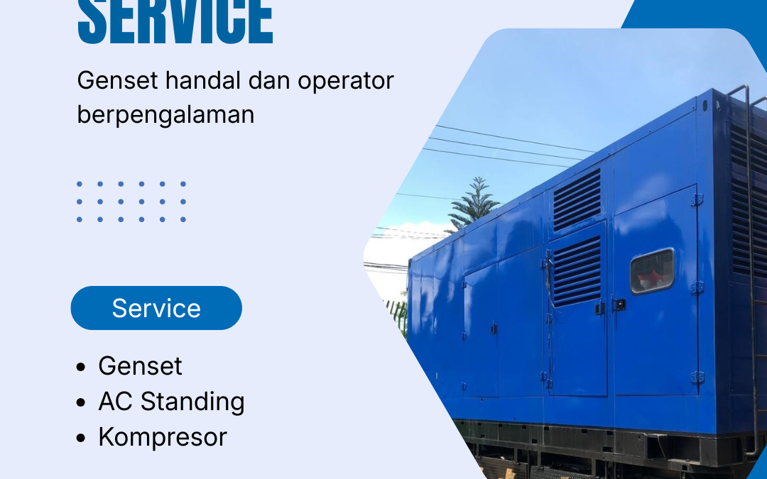 sewa genset mingguan cikarang