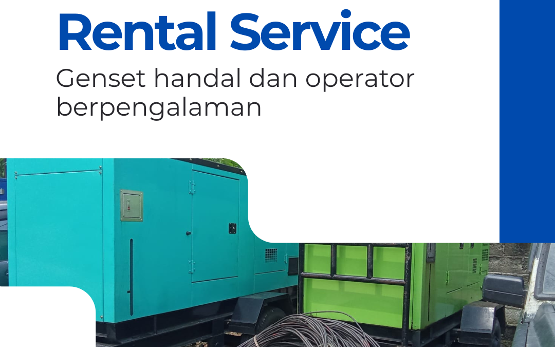 sewa genset mingguan serang